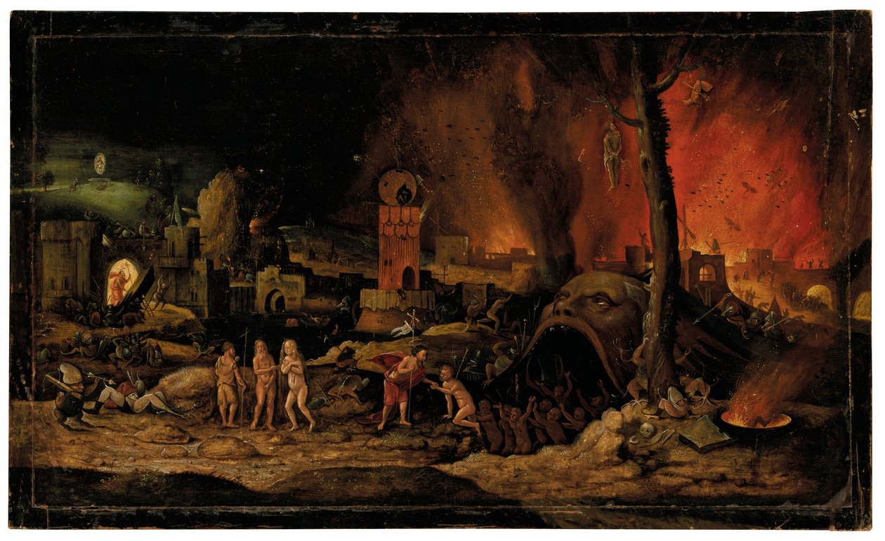 Cehennemin Yıkılışı by Hieronymus (follower of) Bosch