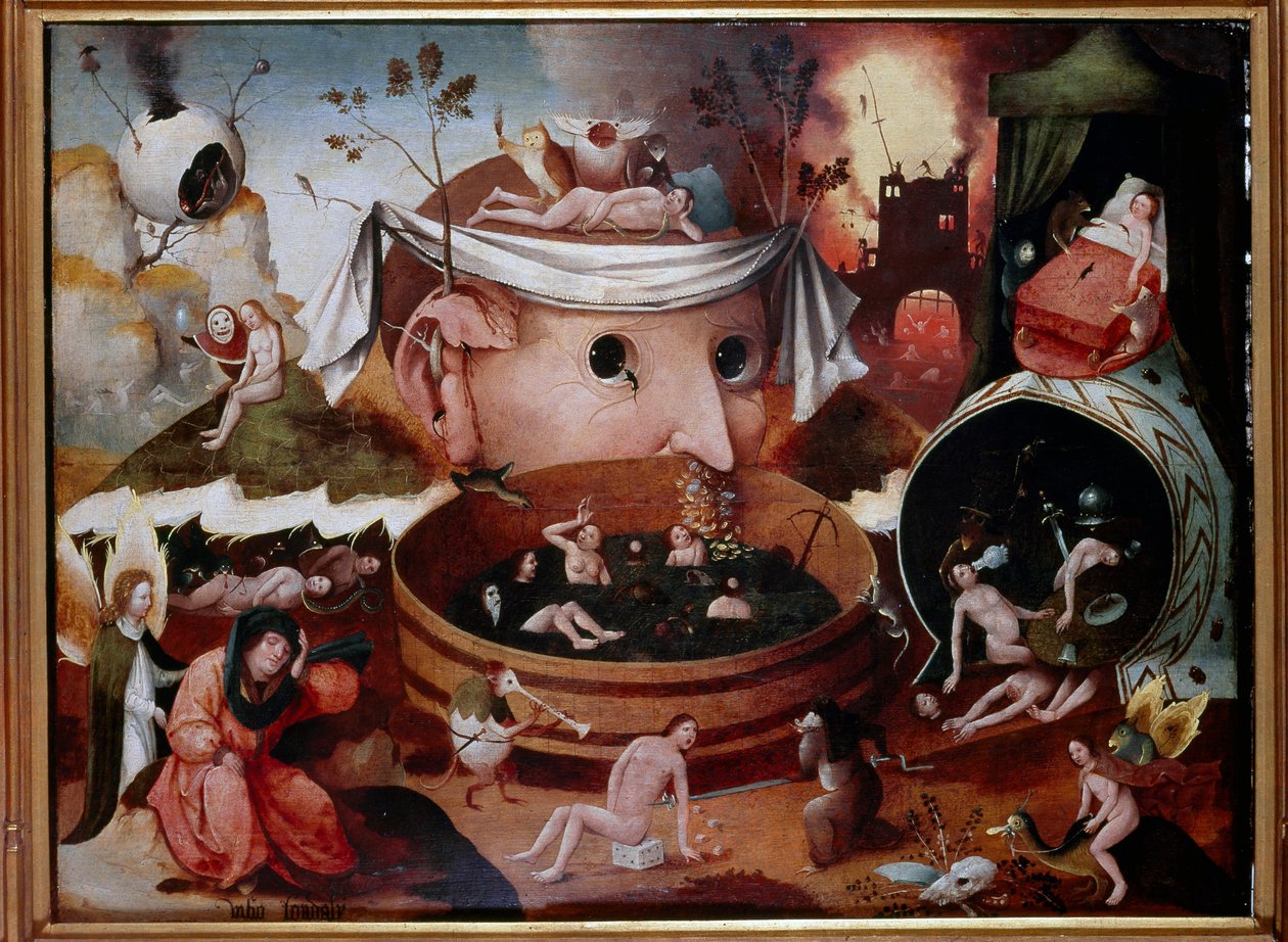 Tondailus#39;un Vizyonu by Hieronymus (follower of) Bosch
