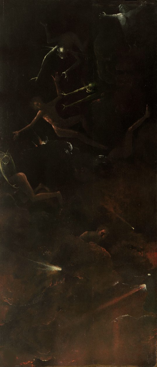Dört Ahiret Görüşü, yaklaşık 1490-1510. by Hieronymus Bosch