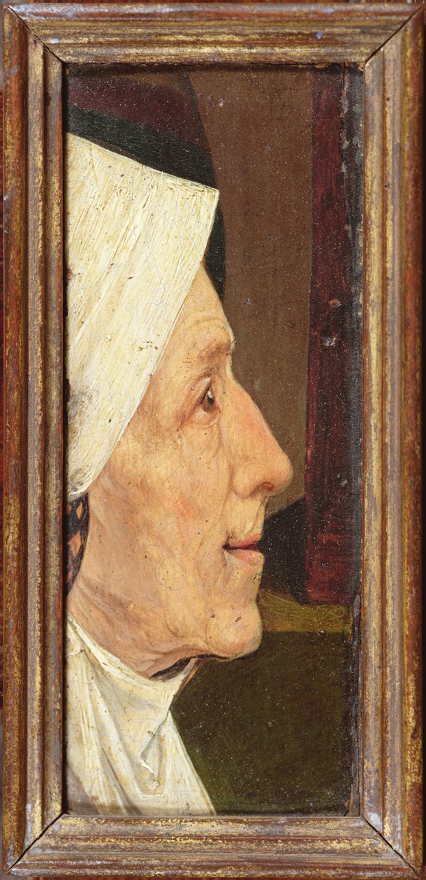 Yaşlı Bir Kadının Başı by Hieronymus Bosch