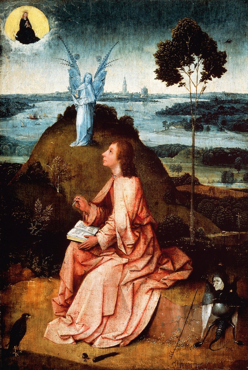 Patmos'ta Aziz John by Hieronymus Bosch