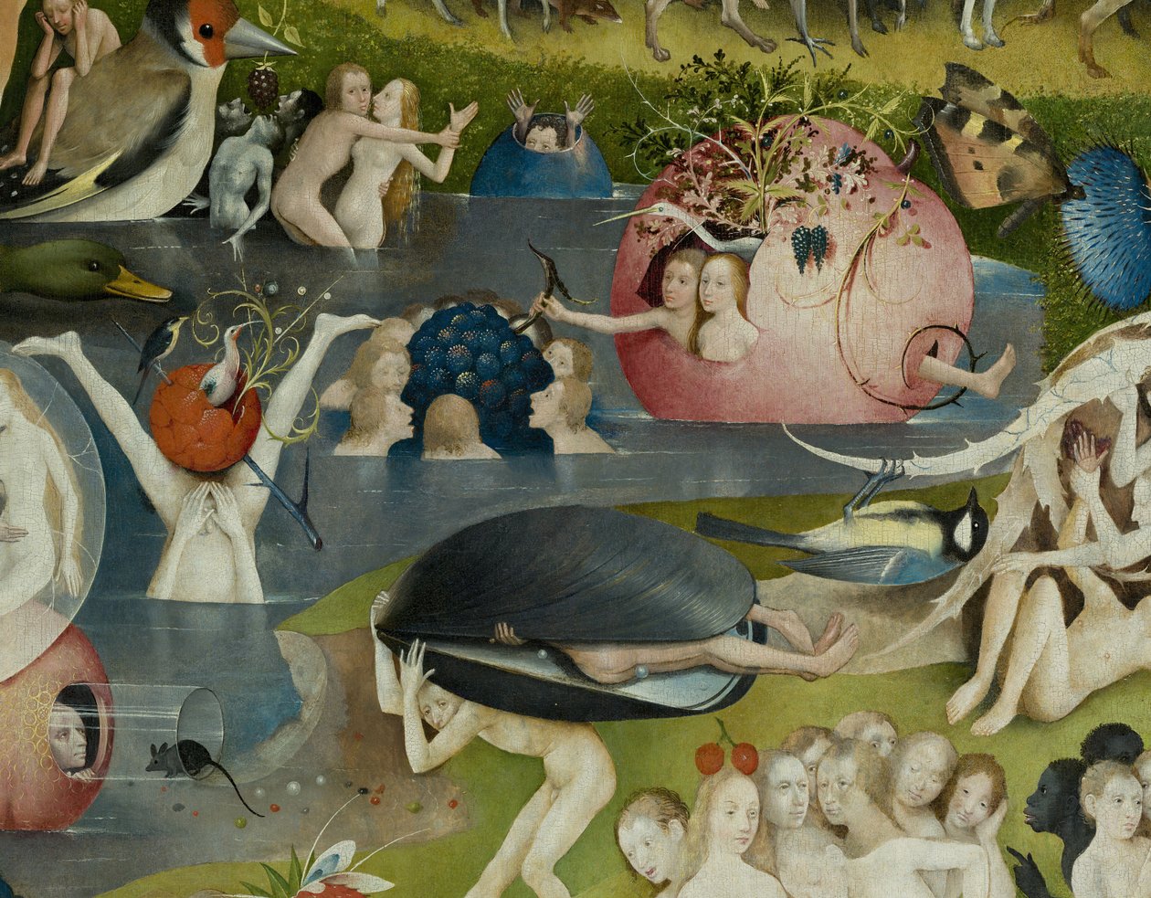 Dünyevi Zevkler Bahçesi by Hieronymus Bosch