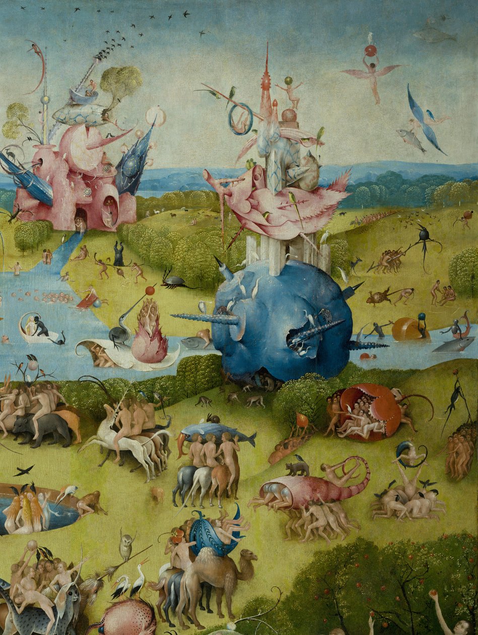 Dünyevi Zevkler Bahçesi, 1490-1500 by Hieronymus Bosch