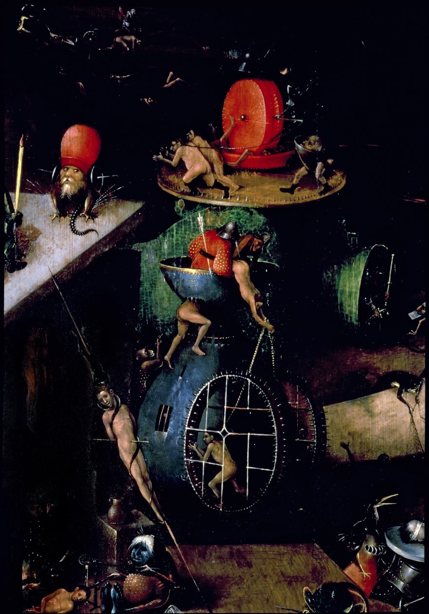 Son Yargı (Altarpiece): Bir Kutunun Detayı by Hieronymus Bosch
