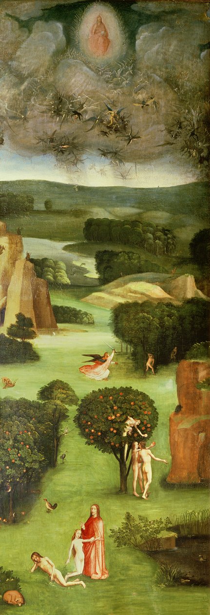 Son Yargı (Altarpiece): Sol Kanadın İçi by Hieronymus Bosch
