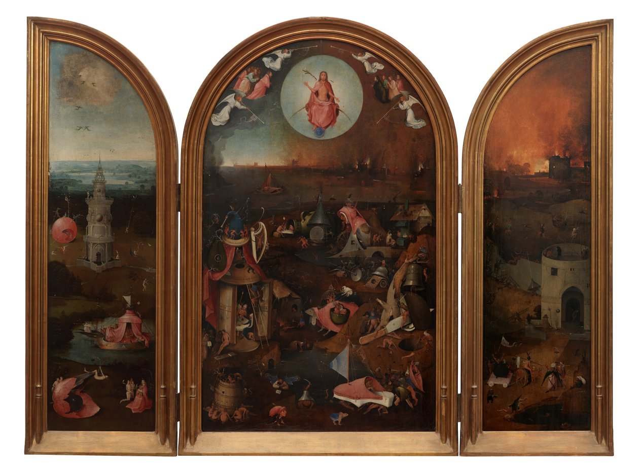 Son Yargı (panel üzerine yağlıboya) by Hieronymus Bosch