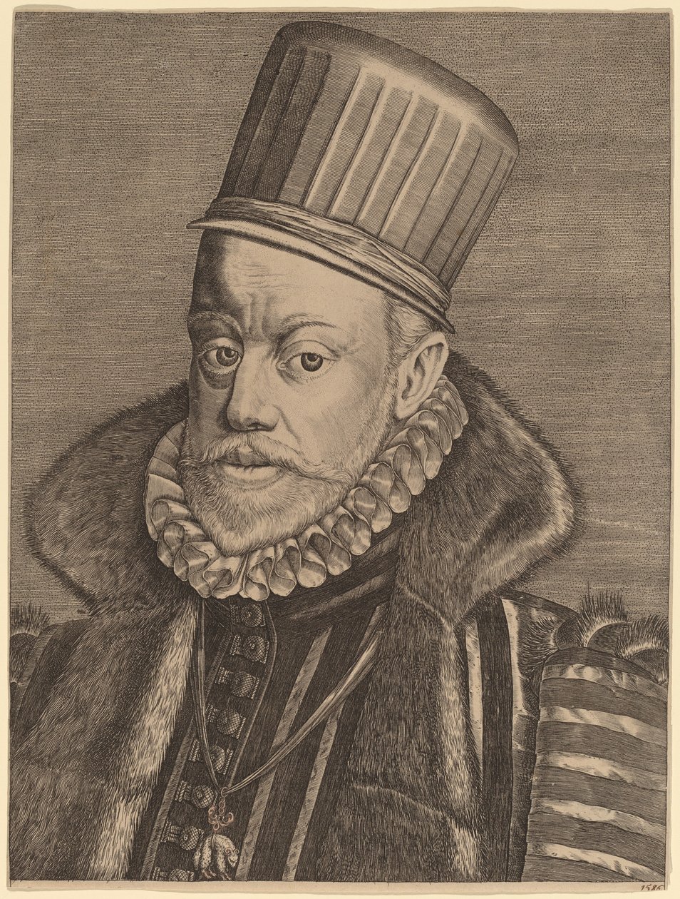 İspanya Philip II by Hieronymus Wierix