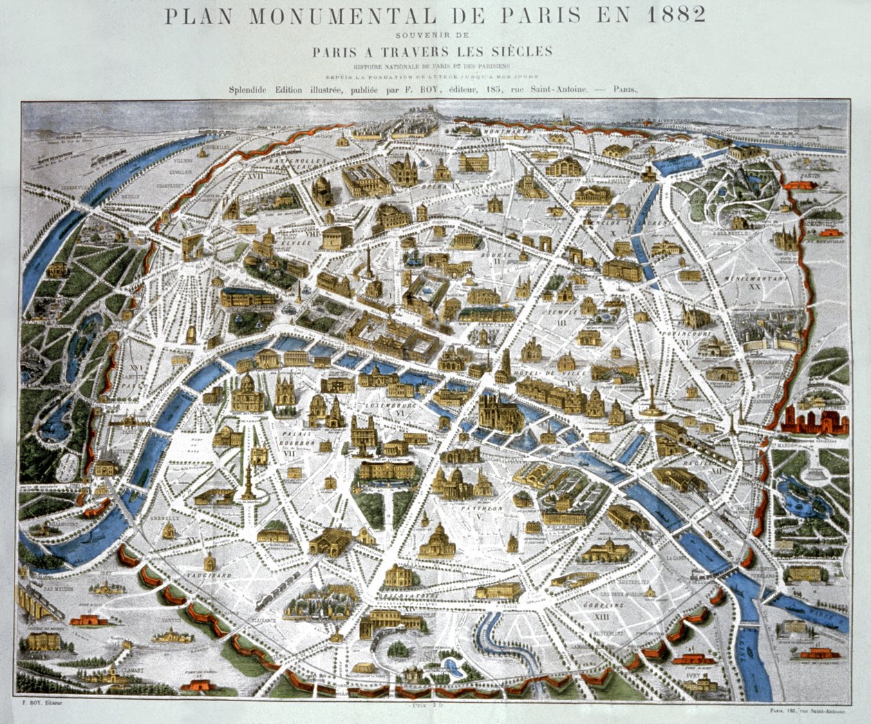 Yeni Paris. c.1867 (gravür) by Hilaire Guesnu