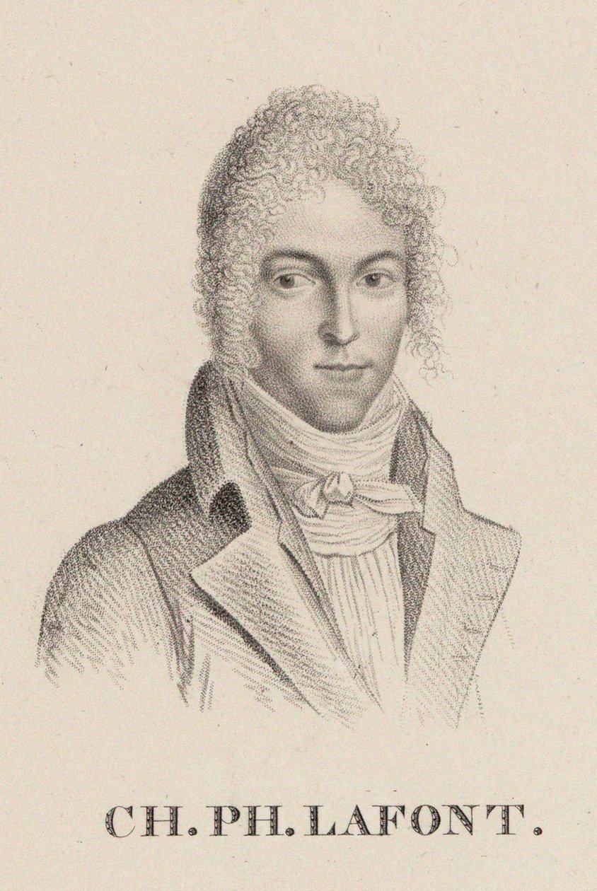 Kemancı ve besteci Charles Philippe Lafont 1781-1839