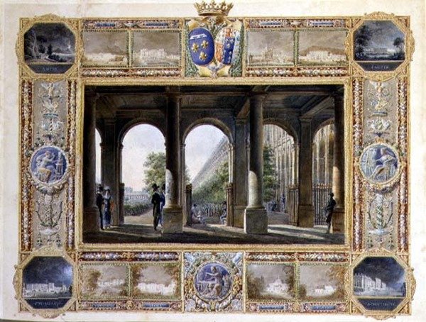Palais Royal, Paris, Charles Ferdinand, Duke de Berry (1778-1820) ve eşi Maria Caroline of Bourbon