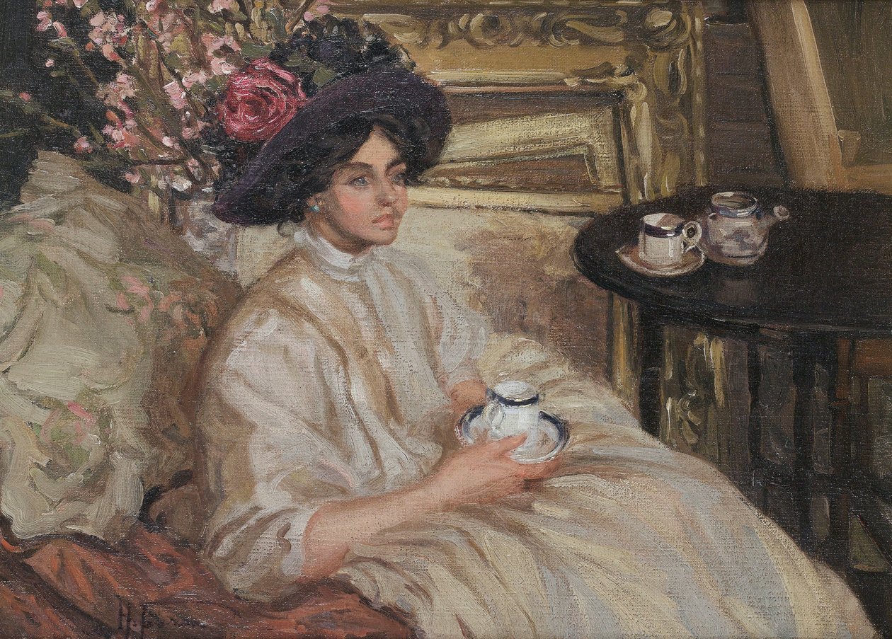 İkindi Çayı, 1917. by Hilda Fearon