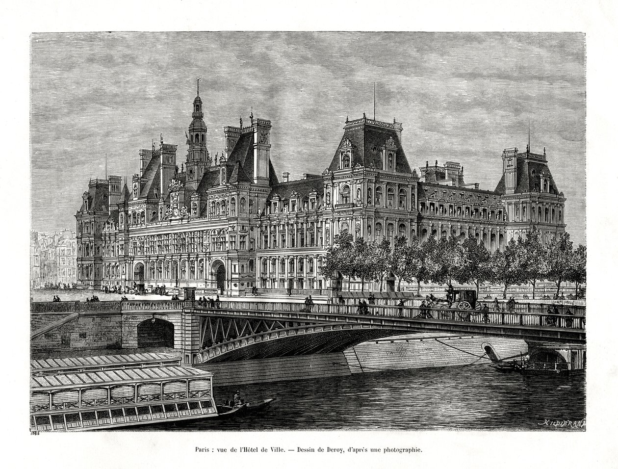Belediye Binası, Paris, Fransa, 1886 by Hildibrand