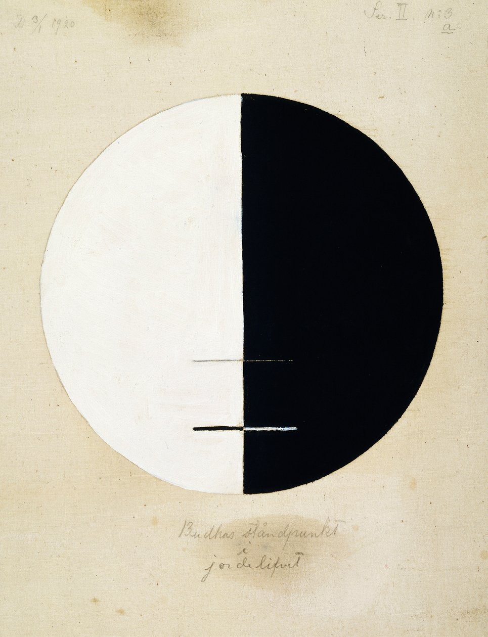 Buda'nın Dünyevi Hayata Bakış Açısı, No. 3a by Hilma af Klint