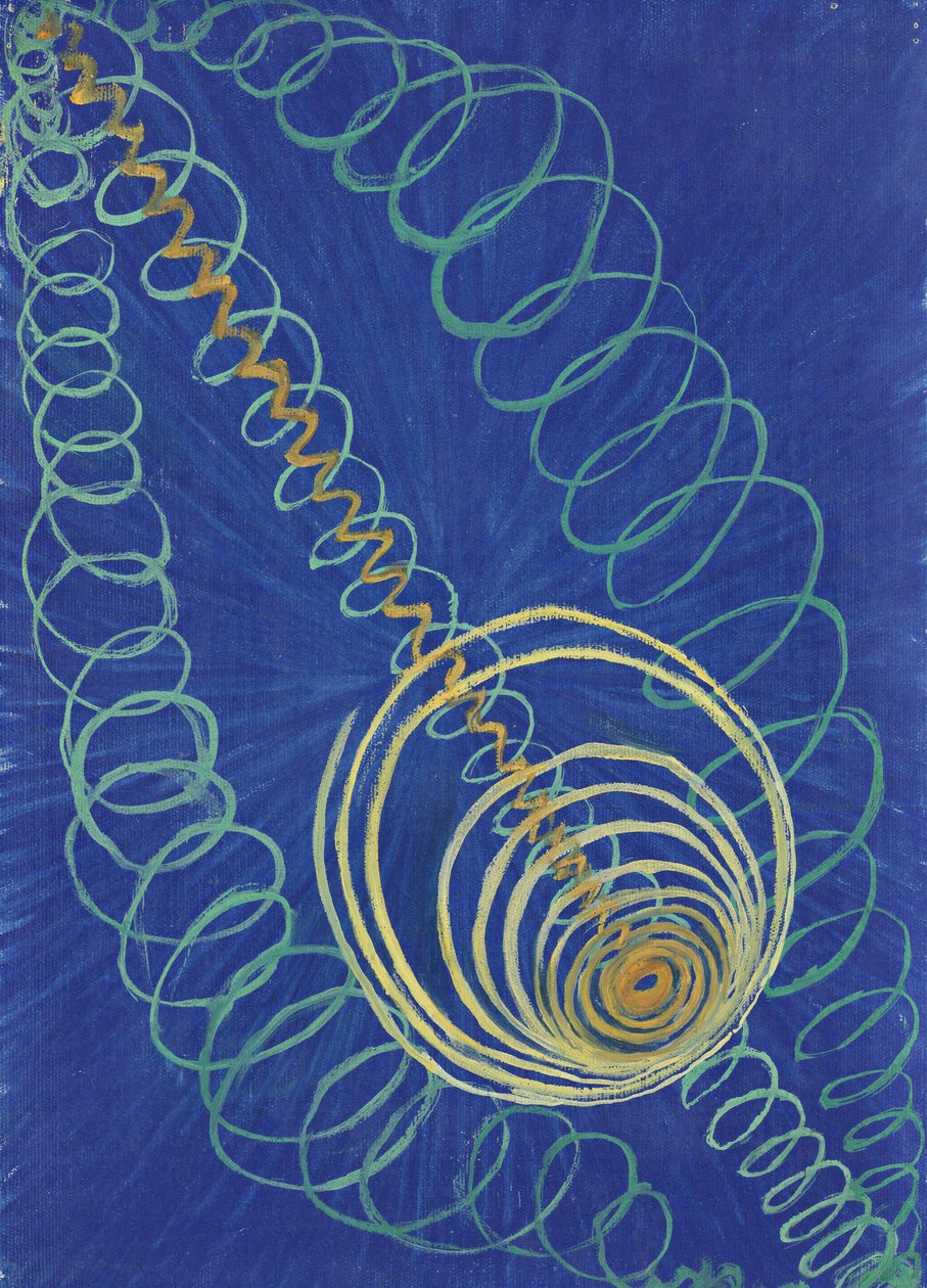 Grup I, İlkel Kaos, No. 16, The WURose Serisinden, 1906-1907. by Hilma af Klint