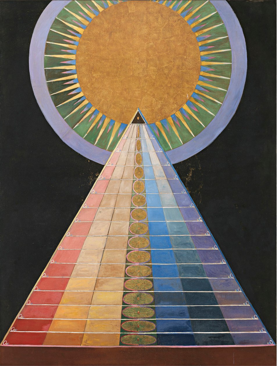 Grup X, No. 1, Altarpiece , 1915. by Hilma af Klint