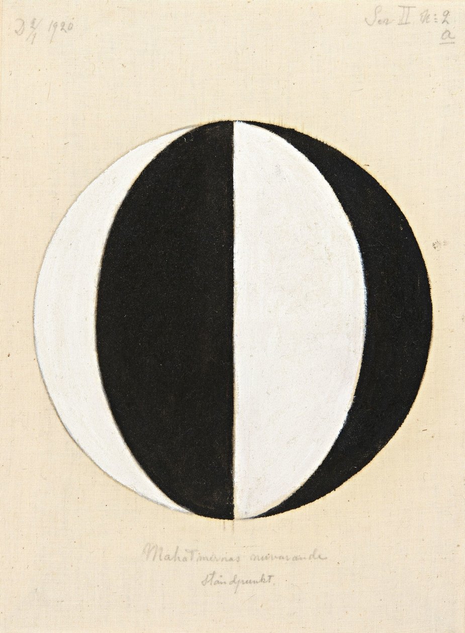 Mahatmaların Güncel Duruşu, 1920. by Hilma af Klint