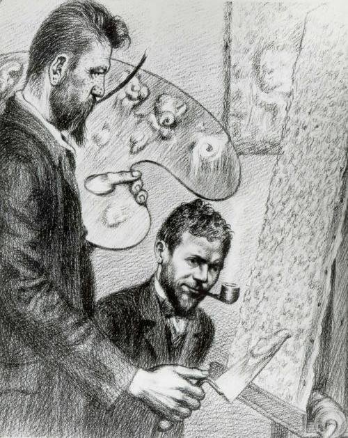 Ivan Grohar ve Peter Zmitek by Hinko Smrekar