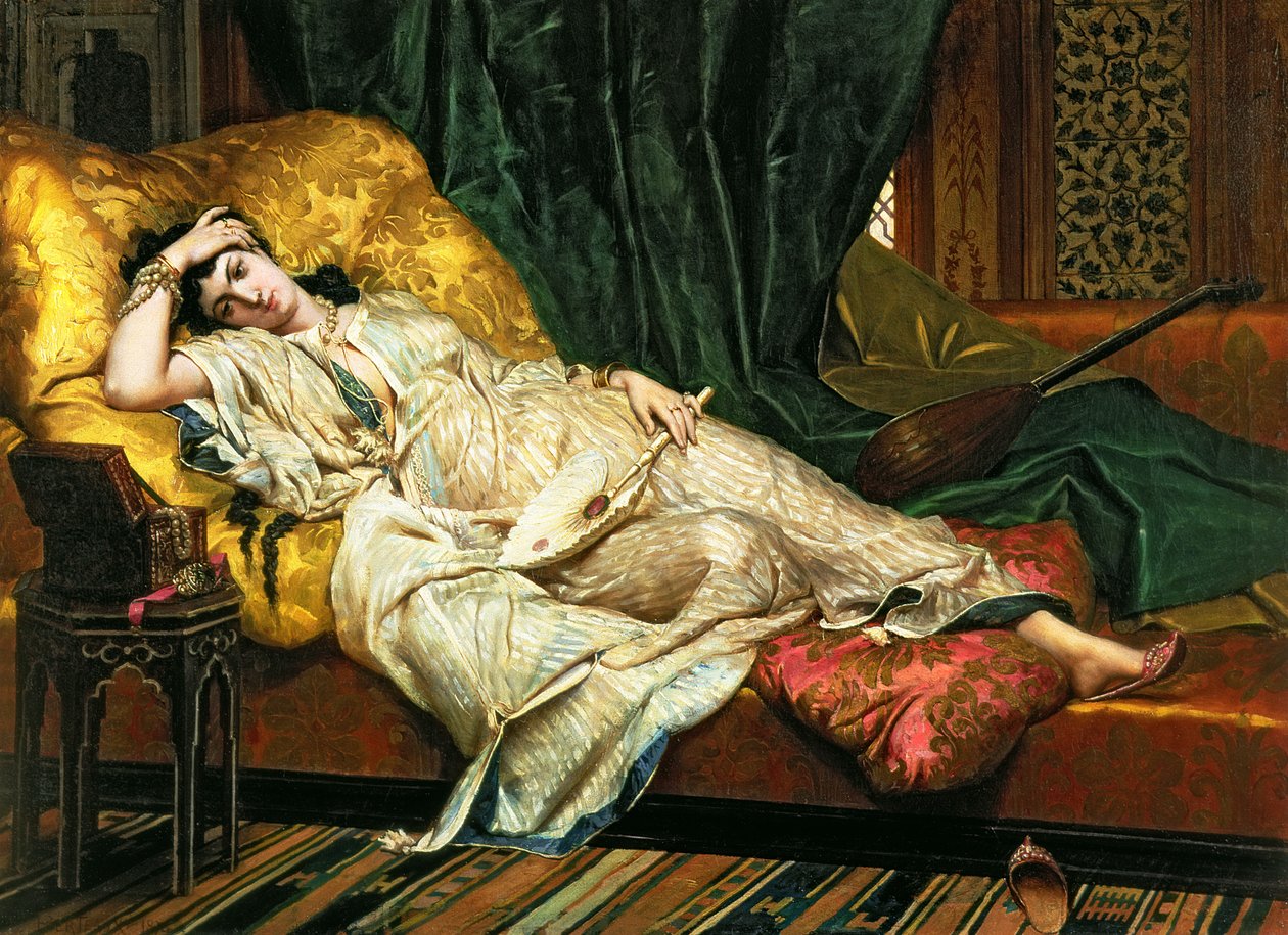 Udlu Odalık, 1876 by Hippolyte Berteaux