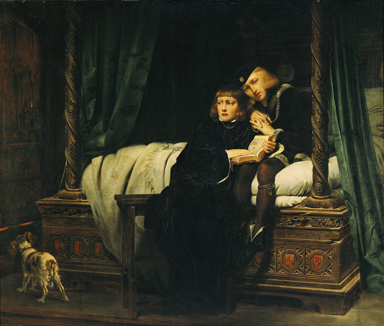 Edward V (1470-83) ve Richard, Duke of York in the Tower (Les Enfants d