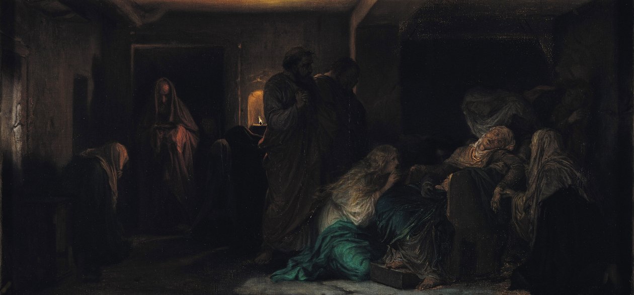 Bakire Bayılma, 1856 by Hippolyte Delaroche