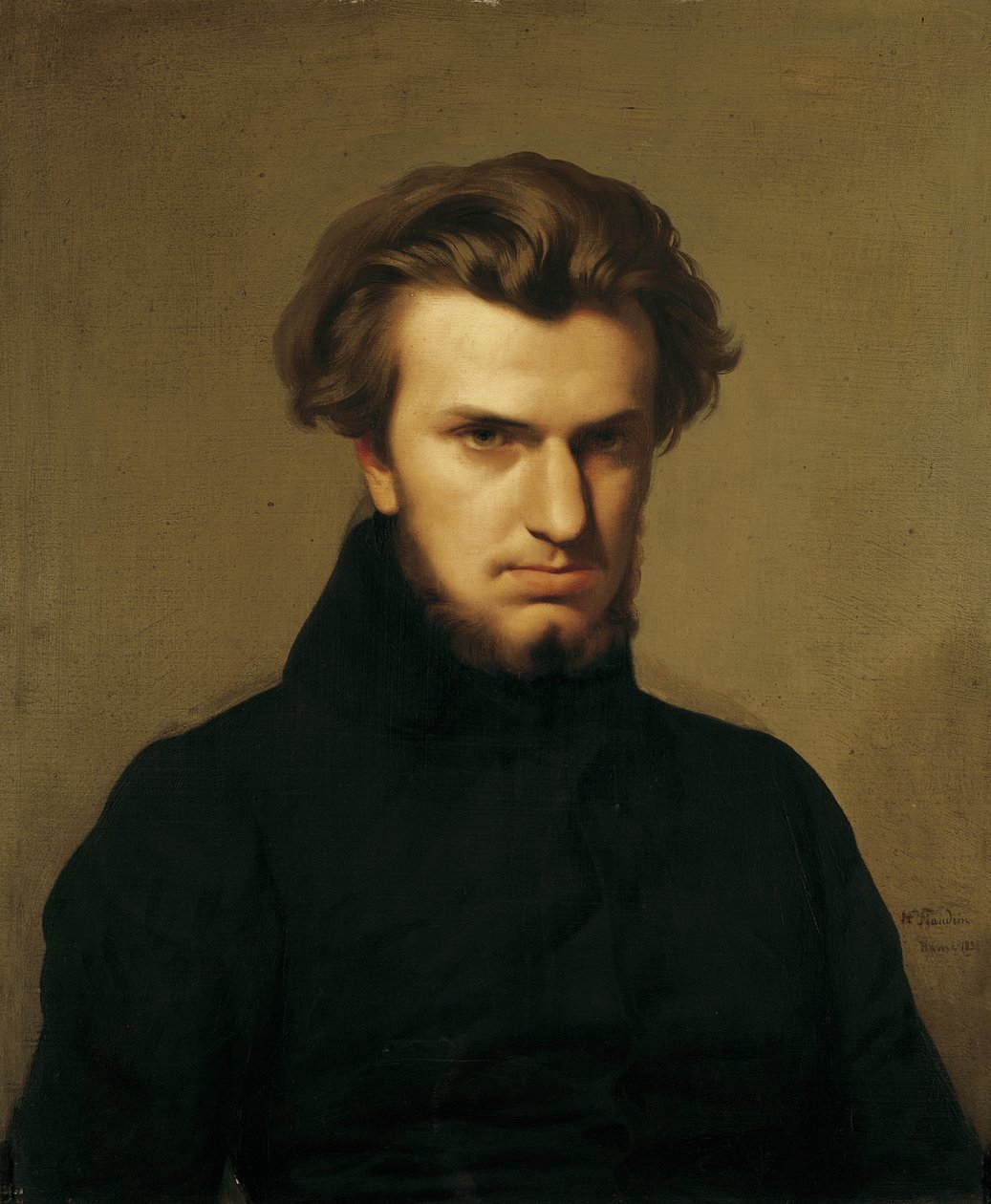 Portrait of Ambroise Thomas (1811-96) 1834  by Hippolyte Flandrin