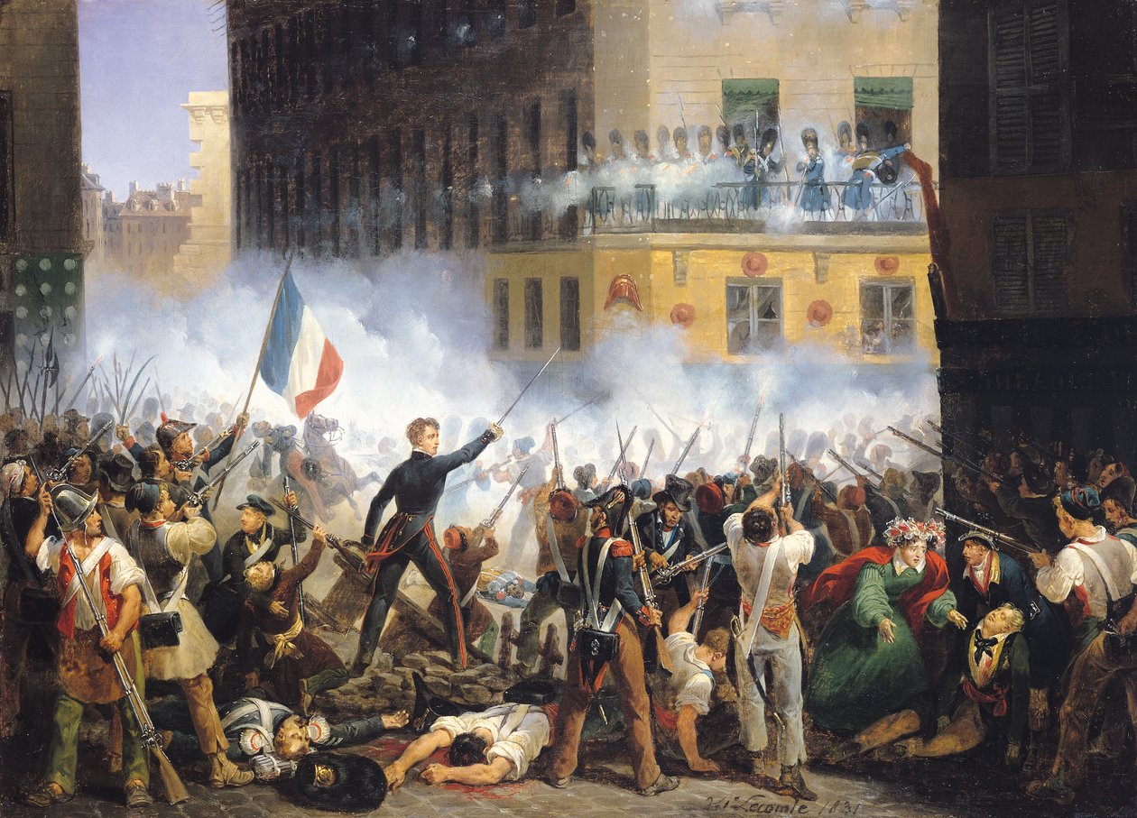 Geverfde en gelakte sedanstoel met koepelvormige top by Hippolyte Lecomte