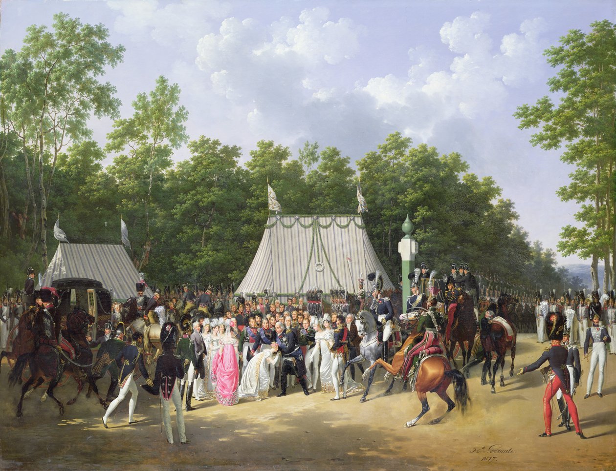 Louis XVIII (1755-1824) Sicilya Prensesi Marie-Caroline-Ferdinande de Bourbon