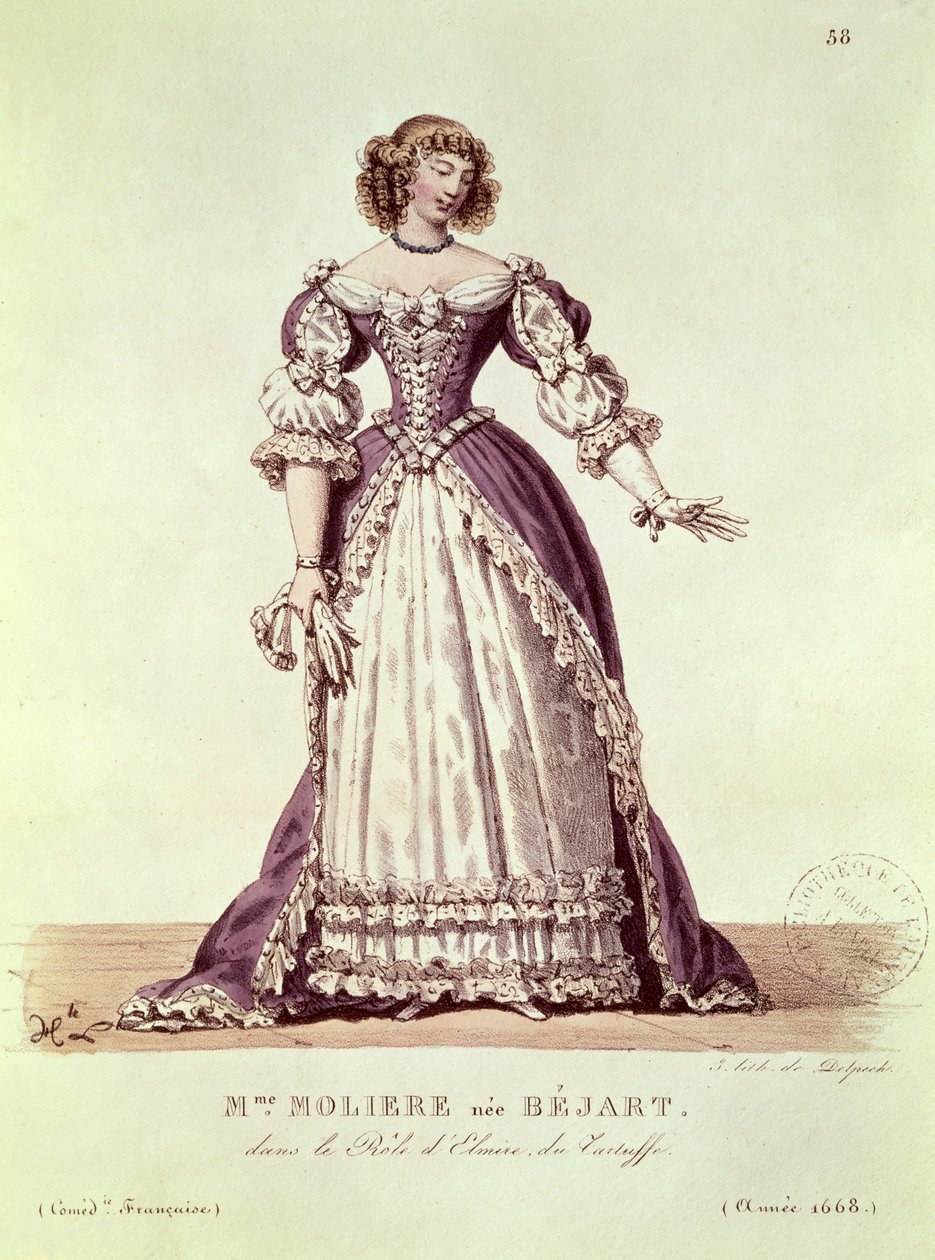 Madam Moliere, nee Armande Bejart (1642-1700), Moliere