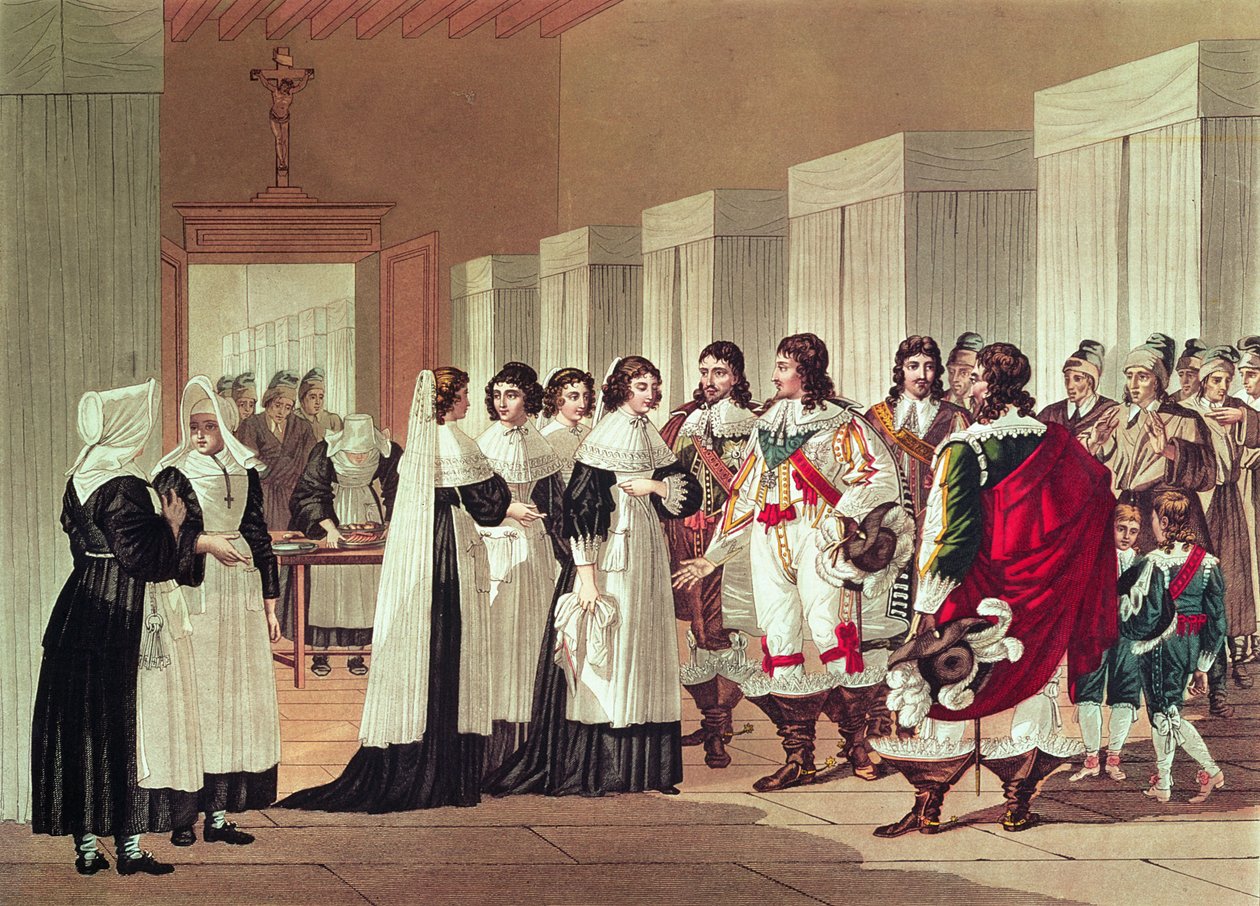 Louis XIII (1601-43) ve Marie-Louise Motier de la Fayette (1615-65) arasında l