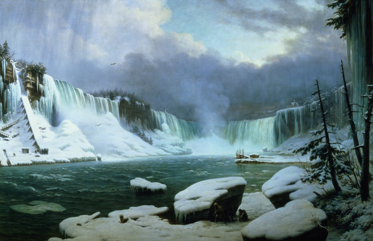 Niagara Şelaleleri by Hippolyte Victor Valentin Sebron