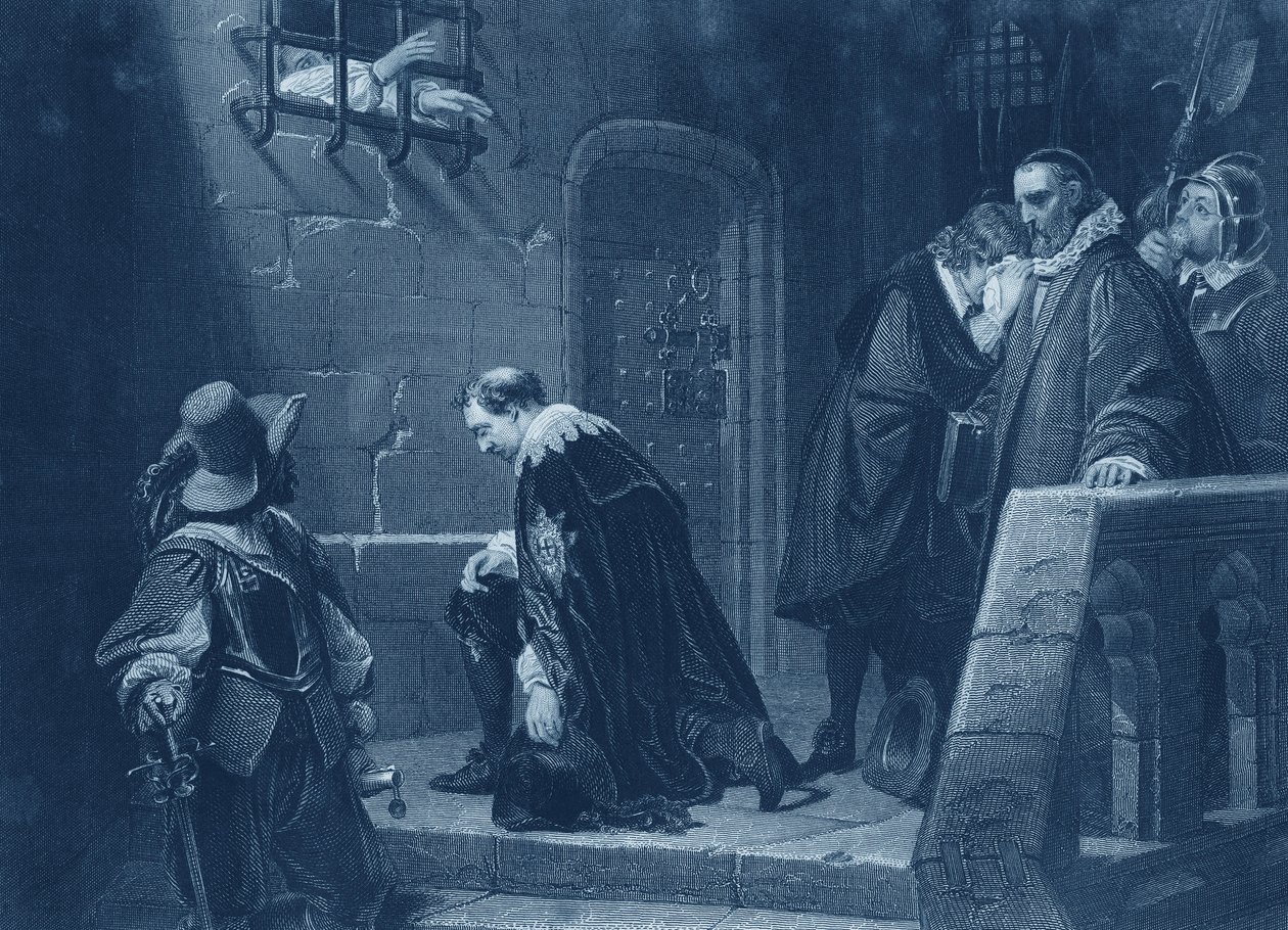 Lord Strafford idama yol açtı by Hippolyte Delaroche