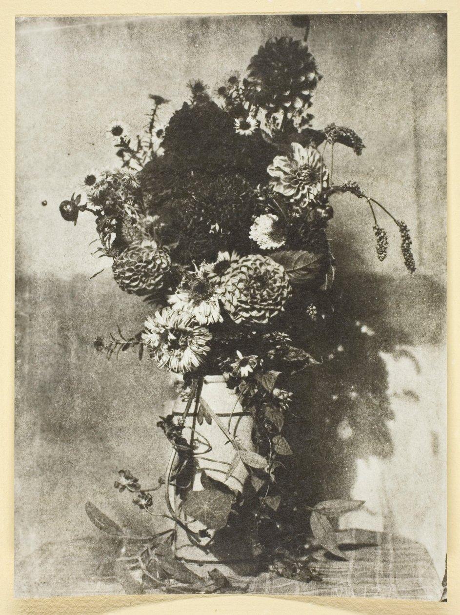 Çiçek buketi by Hippolyte Bayard