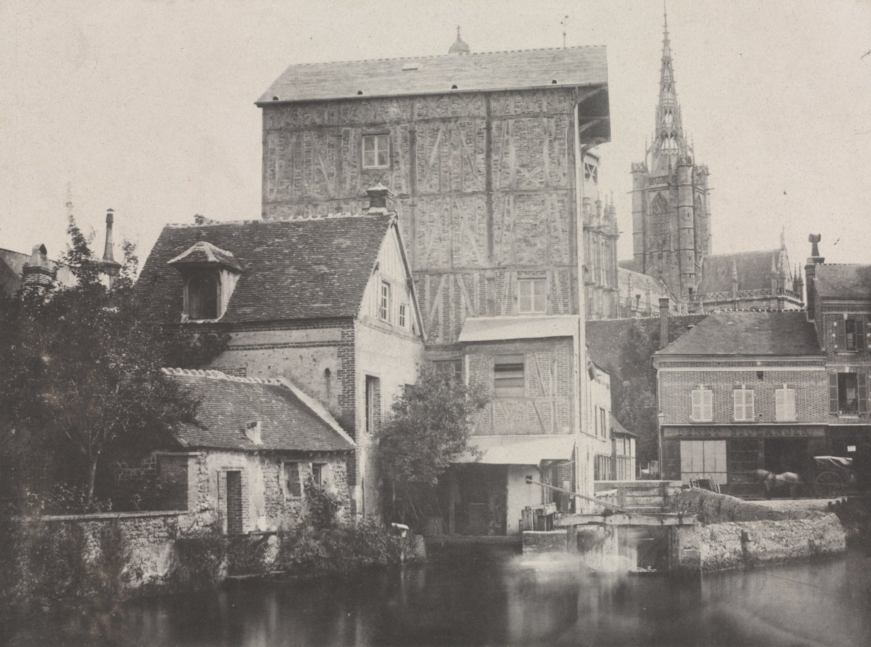Evreux manzarası by Hippolyte Bayard