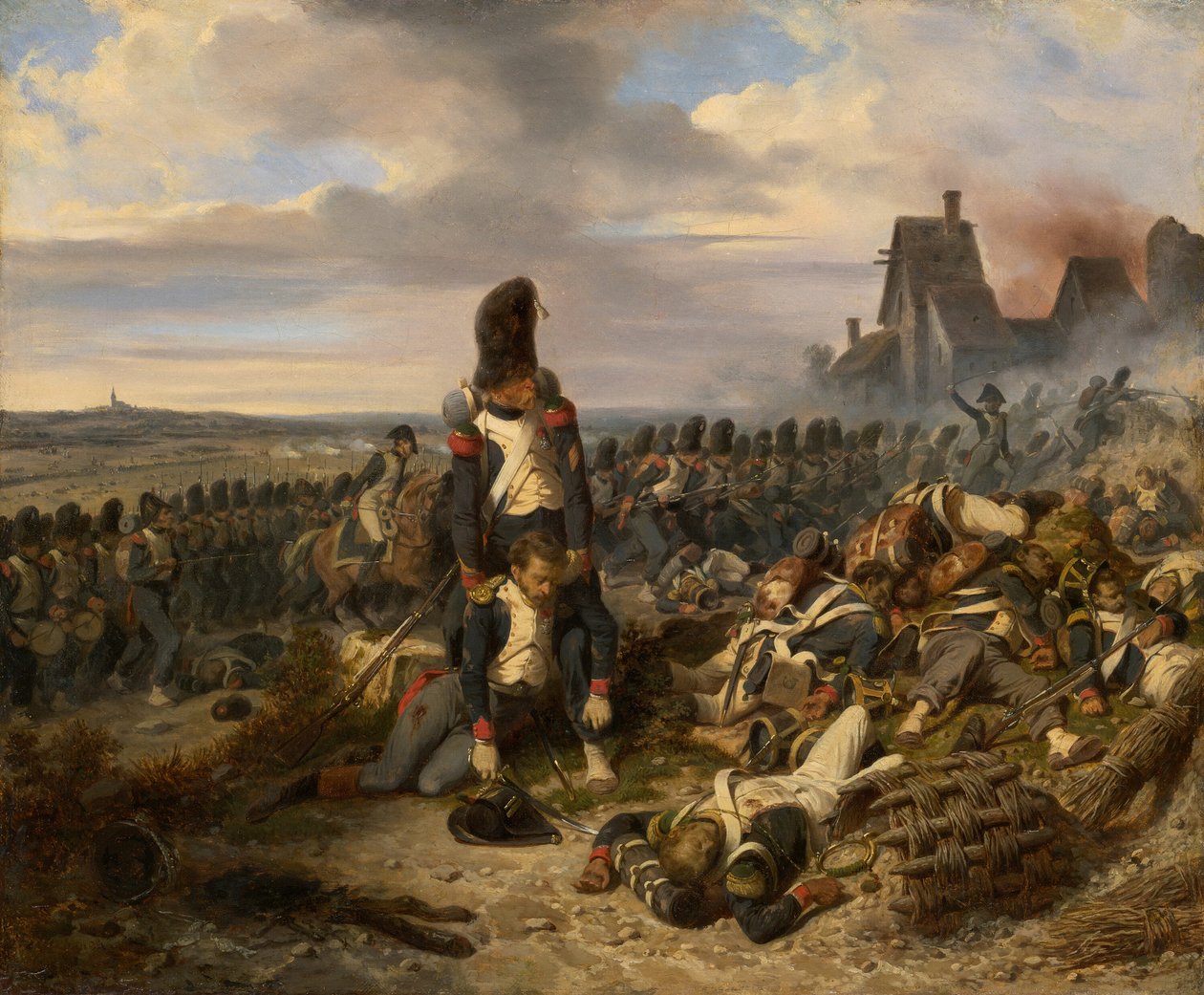 Savaş Sahnesi, c. 1825. by Hippolyte Bellange