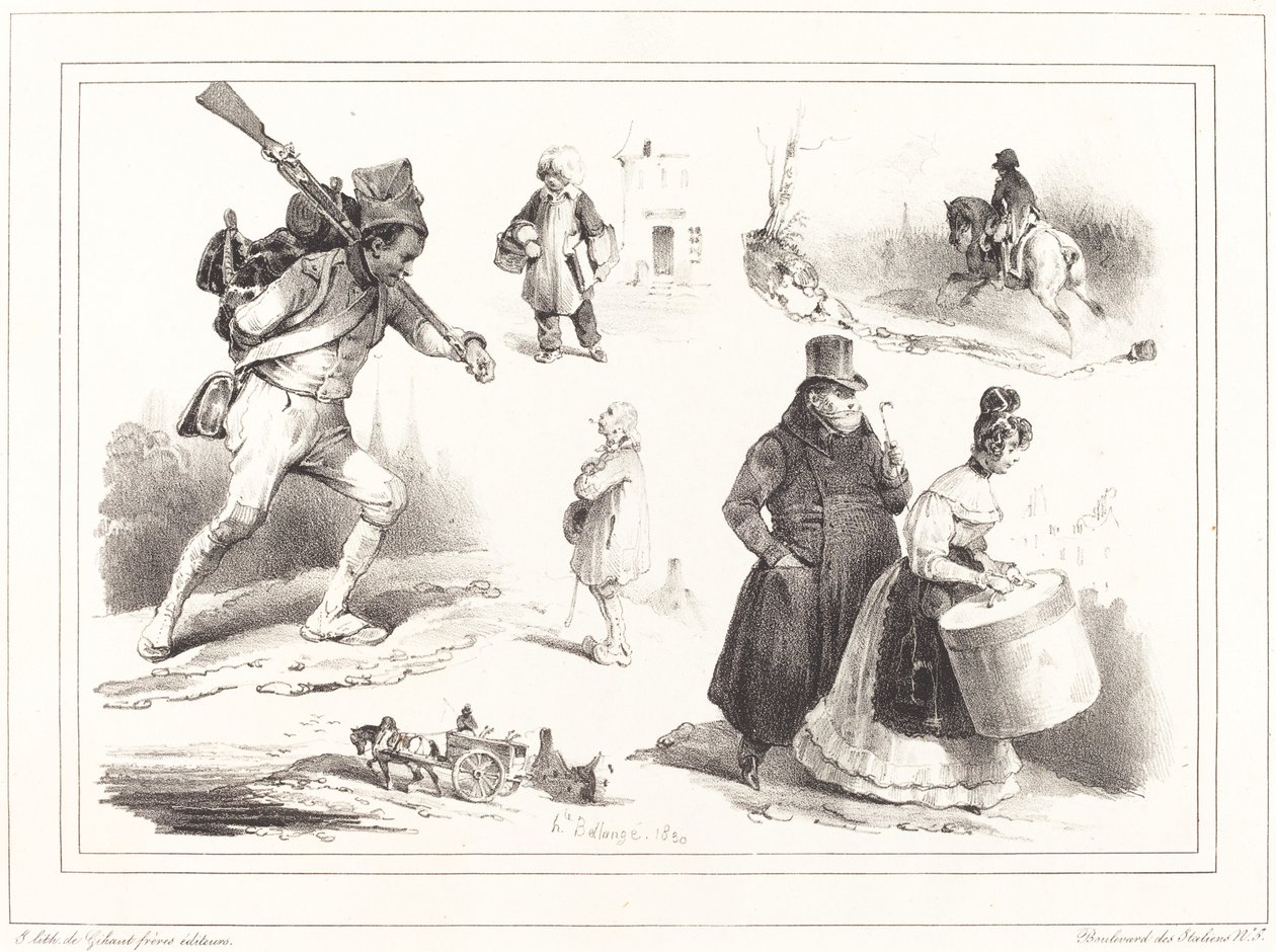 Sosyal Vinyetler by Hippolyte Bellange