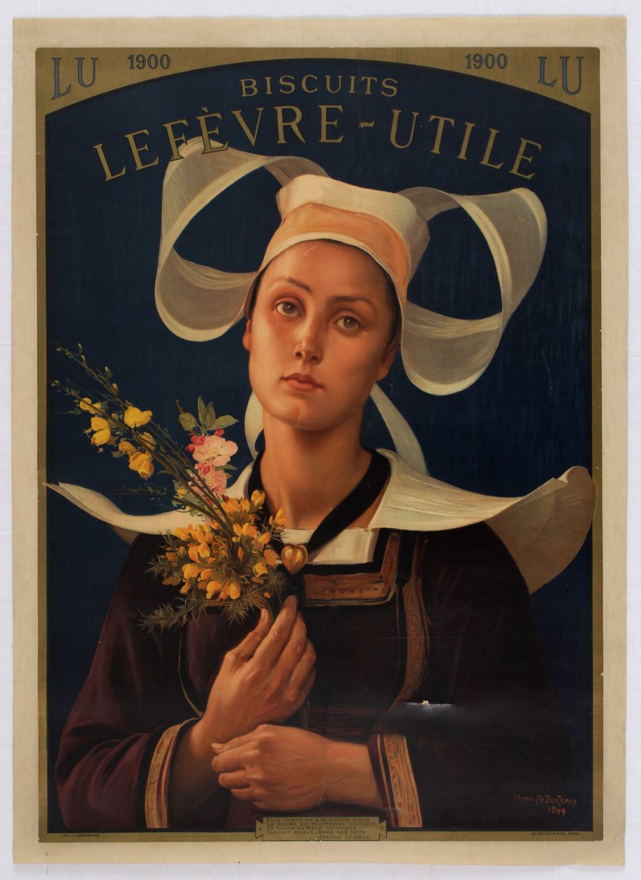 Lefevre-Utile çerezleri, 1900. by Hippolyte Berteaux