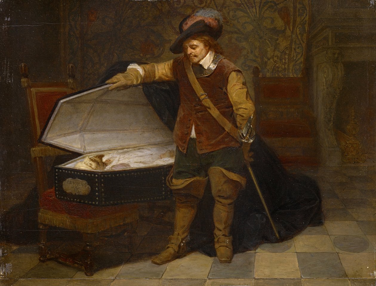Cromwell ve Charles I, 1831