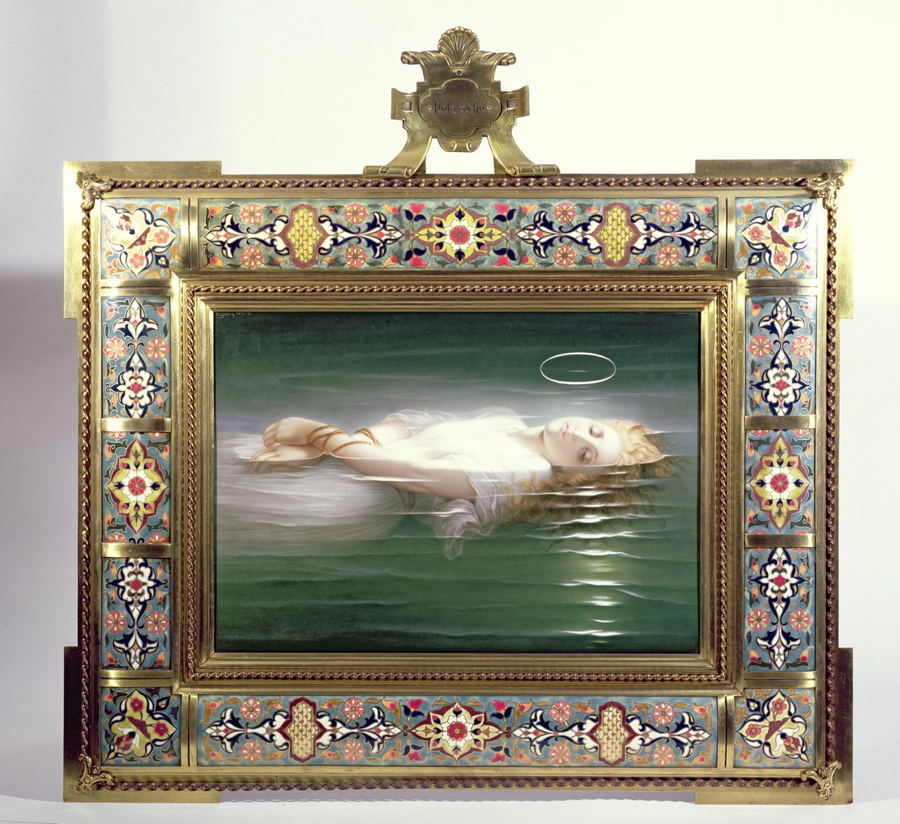 Martyre Chretienne, A Berlin (K.P.M.) Dikdörtgen Plaket by Hippolyte Delaroche