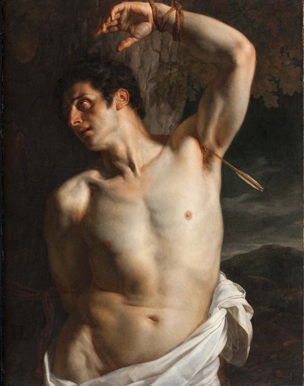 Aziz Sebastian by Hippolyte Delaroche