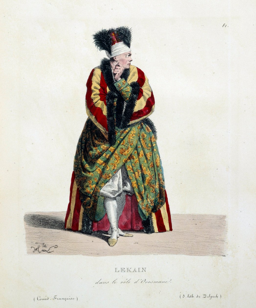 Fransız aktör Henri Louis Cain, Voltaire