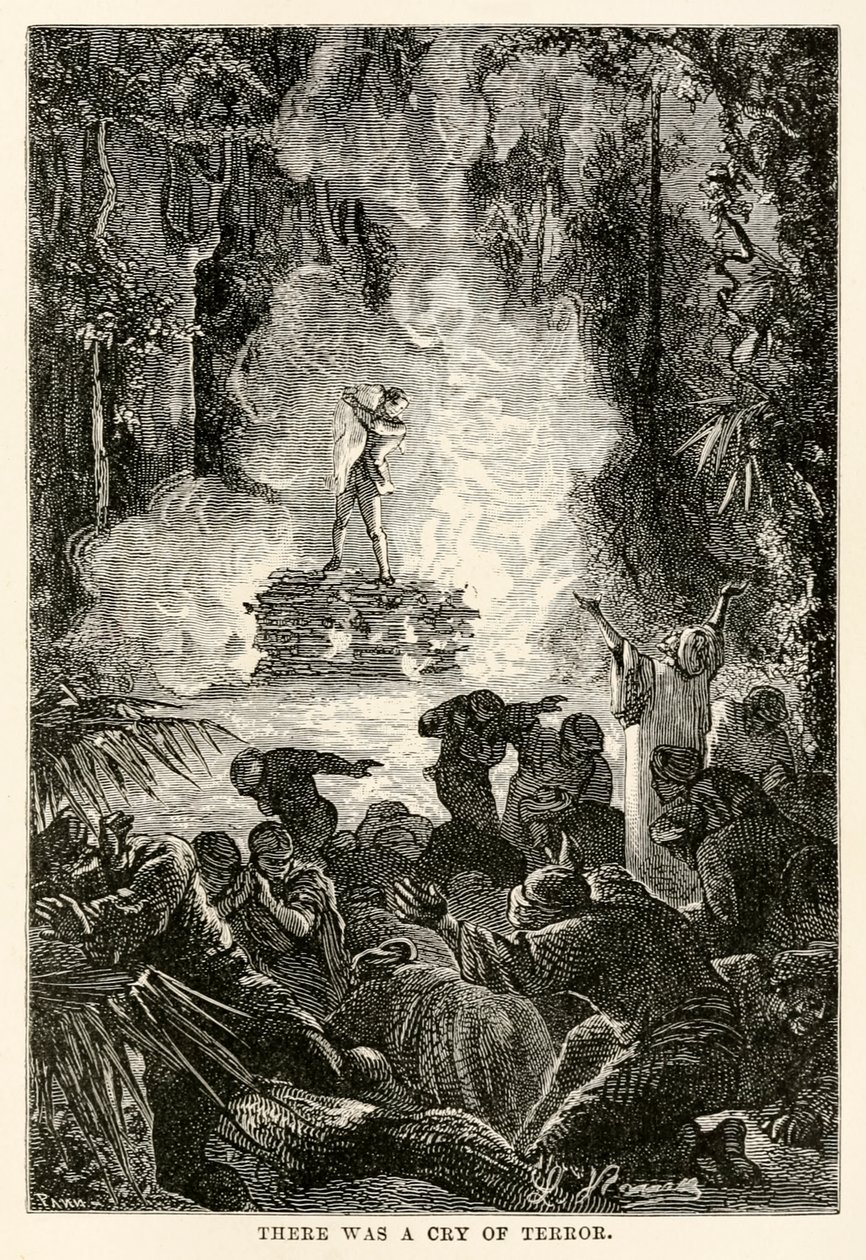 Adolphe François Pannemaker (1822-1900) tarafından işlenmiş Jules Verne (1828-1905) tarafından yazılan 