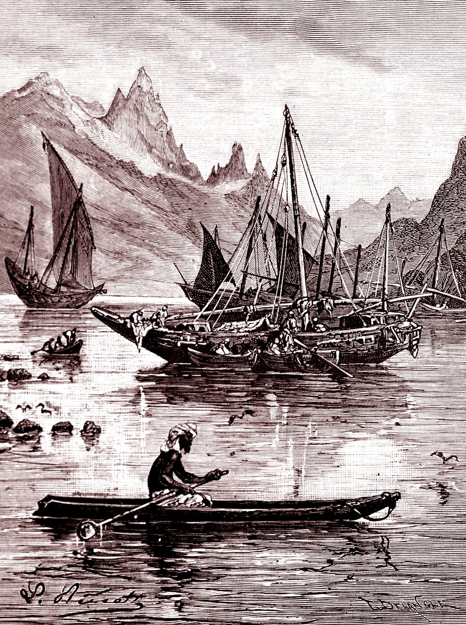 Kızıldeniz (Mısır tarafı) by Hippolyte Leon Benett
