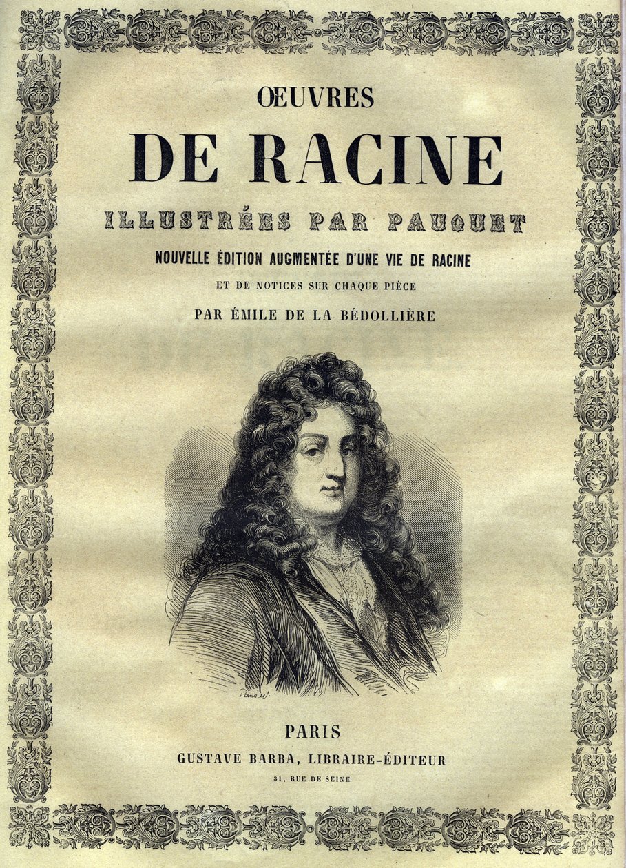 Pauquet tarafından resmedilen Jean Racine