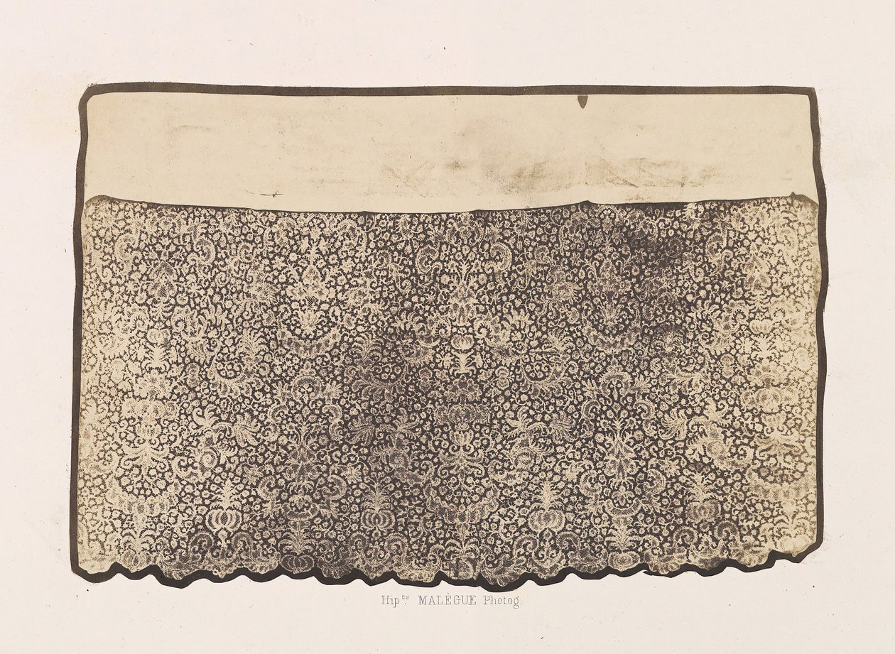 Lace Alb, Visitation Manastırına Ait, 1857. by Hippolyte Malègue