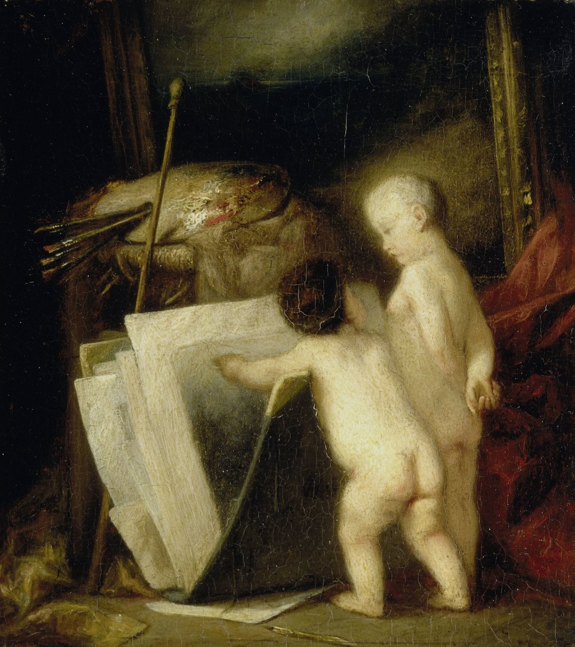 Küçük sanatseverler by Hippolyte Michaud