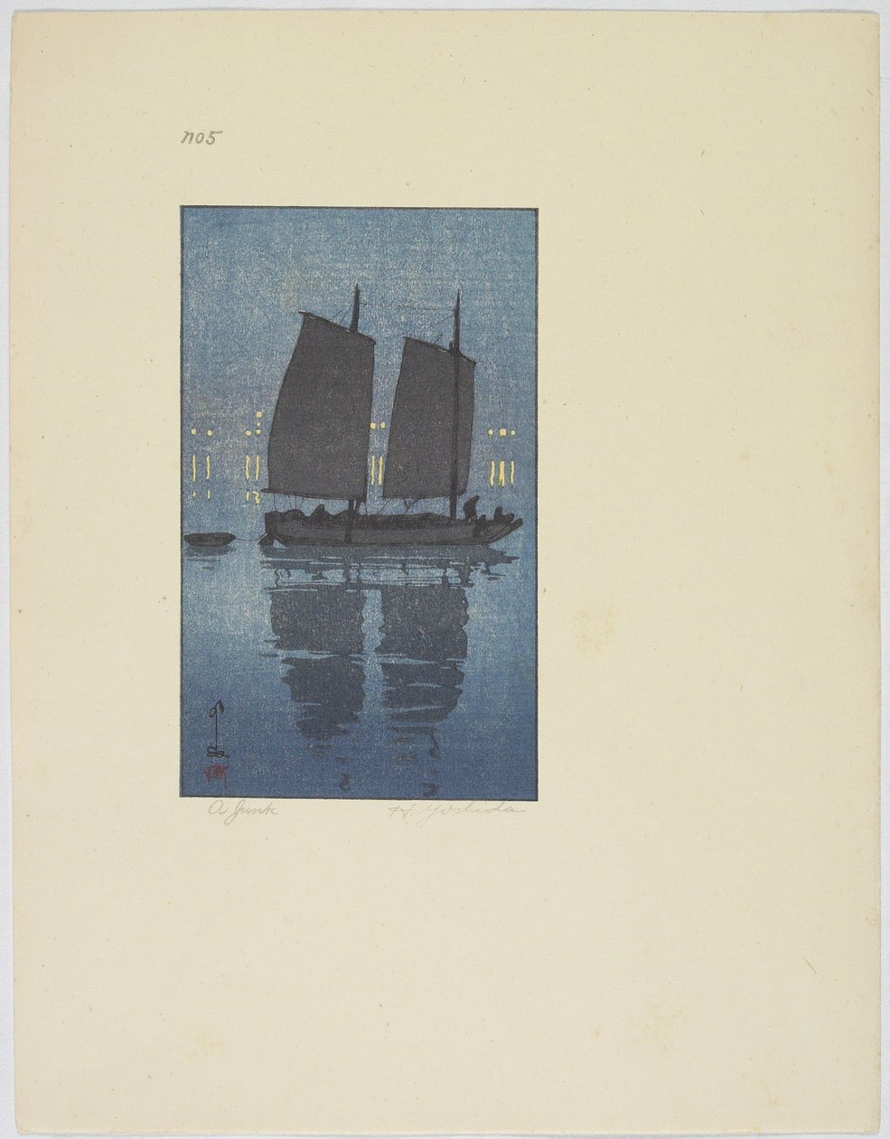Bir Hurda, Plaka No. 5, 19. yüzyılın sonu - 20. yüzyılın ortası by Hiroshi Yoshida