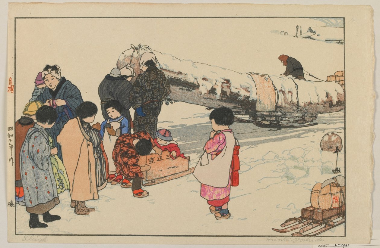 Kızak, Showa dönemi by Hiroshi Yoshida