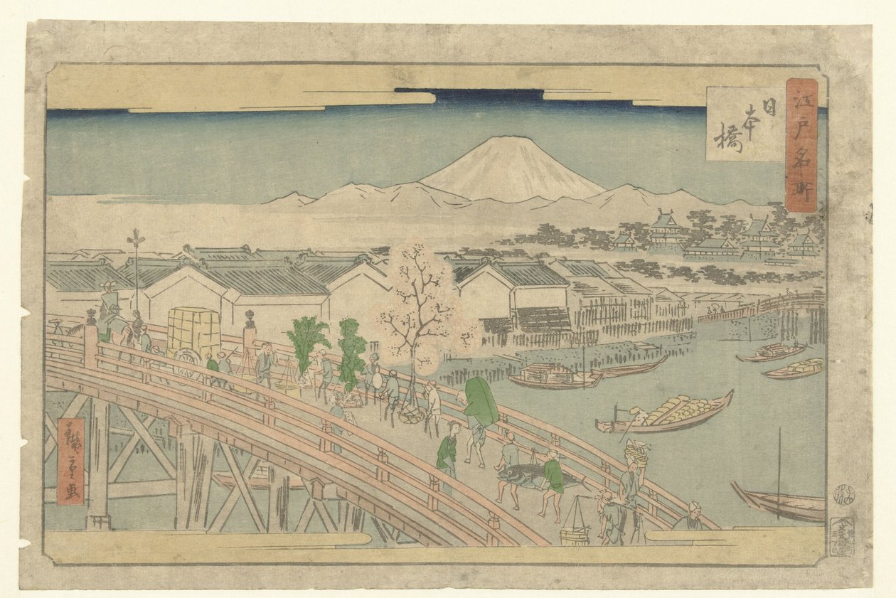 Nihonbashi (nesne üzerindeki başlık) Edo