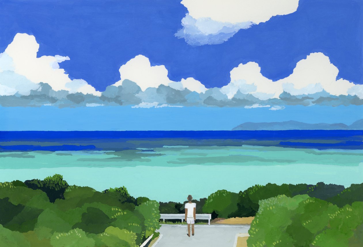 Okinawa denizi, 2016, by Hiroyuki Izutsu