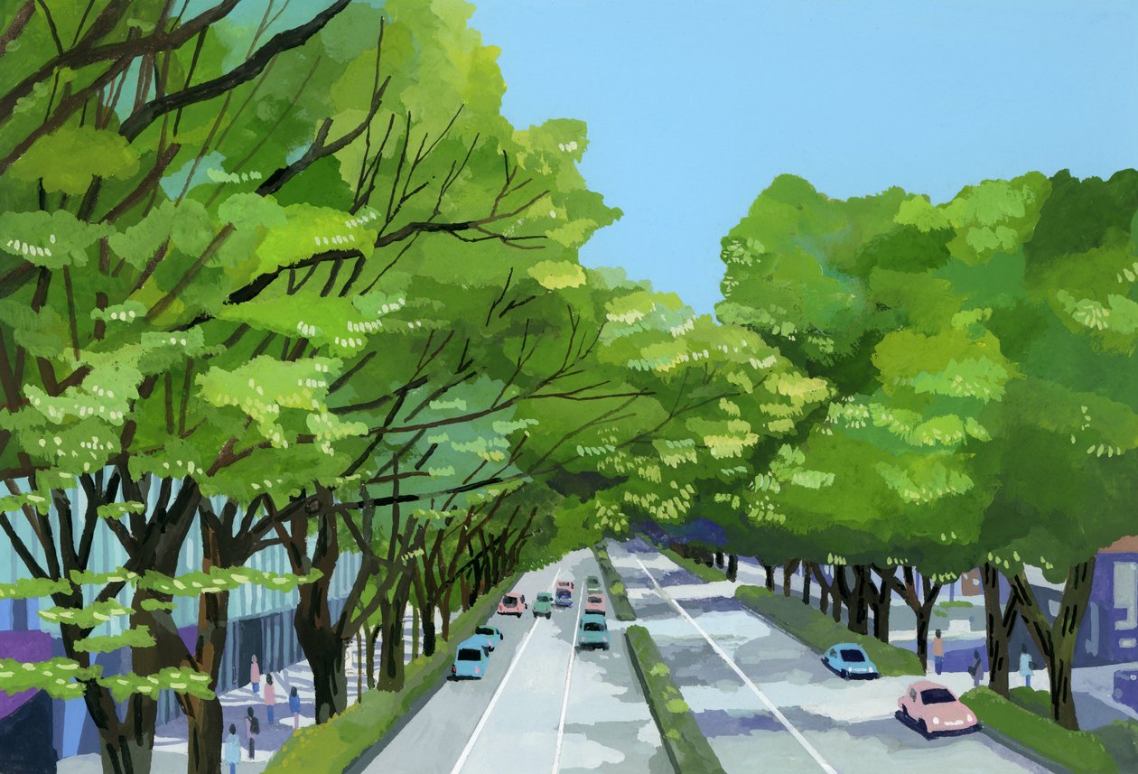 Tokyo, Omote Kumu, Harajuku by Hiroyuki Izutsu
